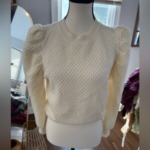 Shoefly Cream Knit Sweater